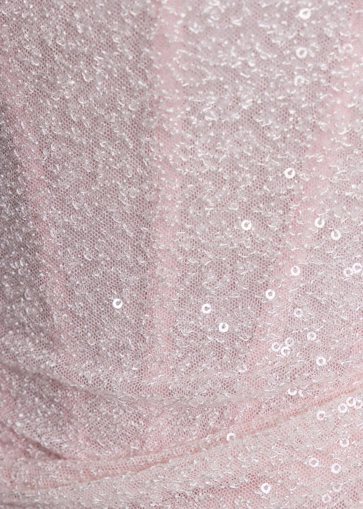 Beauty Treasure Sequin Strapless Gown Pink