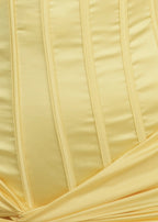 Time Passes Corset Gown Yellow