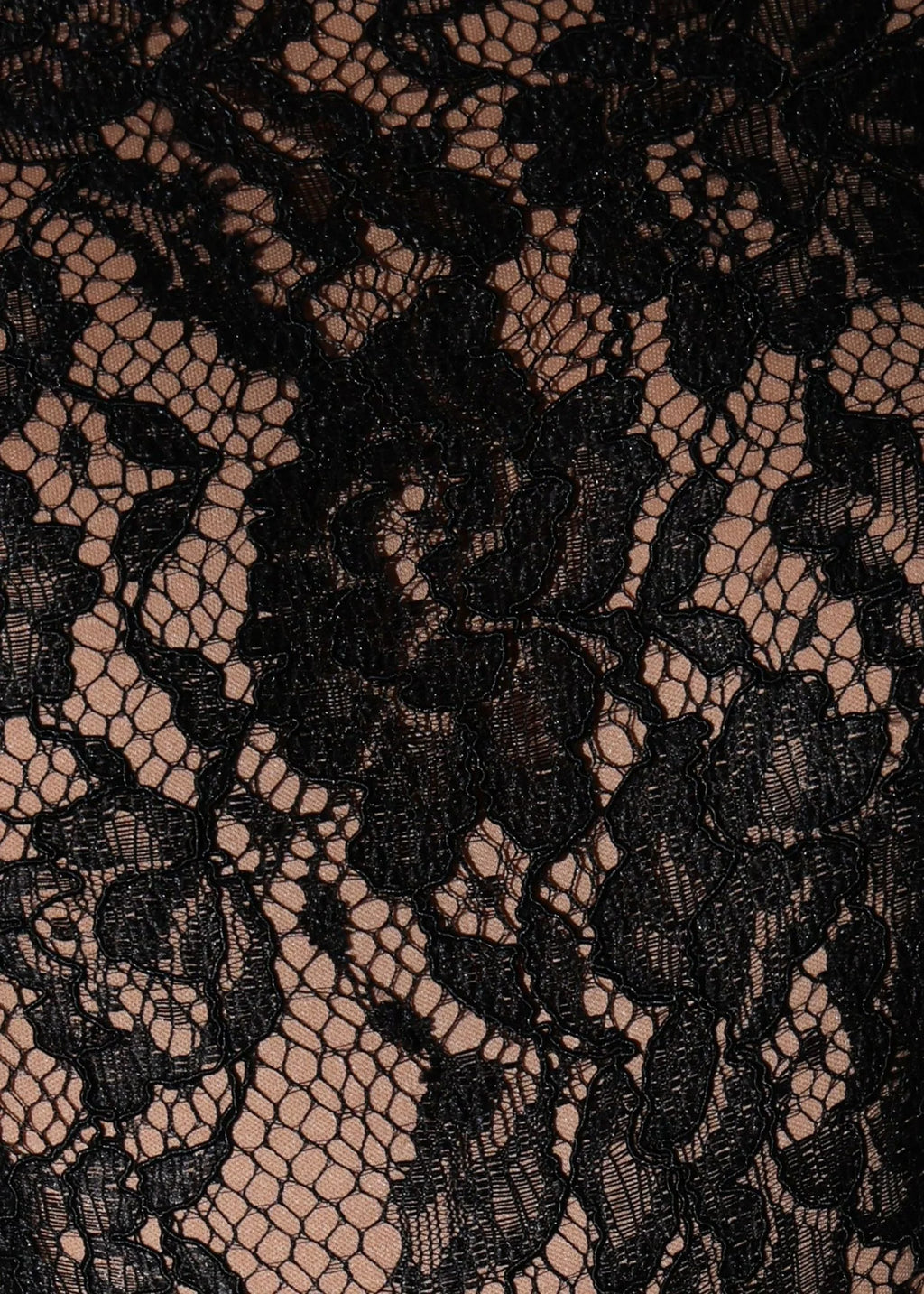 Flawlessly Lost Lace Backless Playsuit Black