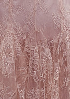 Sweet Temptation Lace Long Sleeve Mini Dress Pink