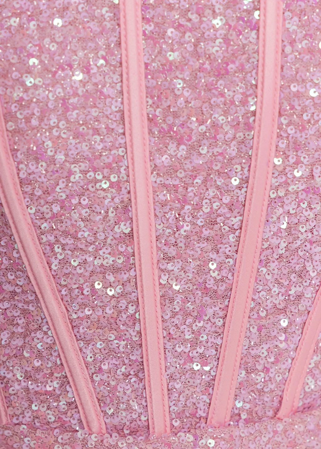 Endless Serenade Sequin Drape Mini Dress Pink