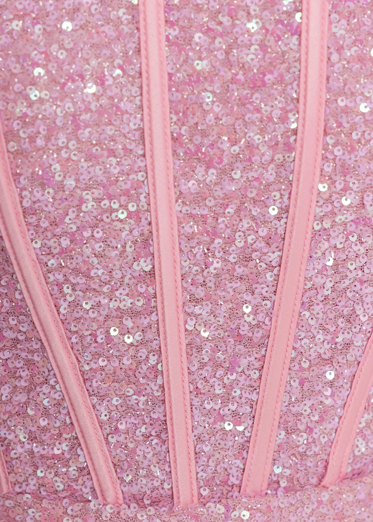 Endless Serenade Sequin Drape Mini Dress Pink