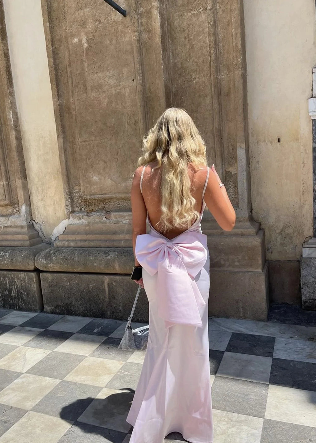 Problematic Princess Bow Gown Pink