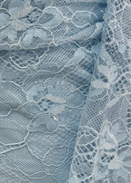 Love On The Coast Corset Drape Mini Dress Blue