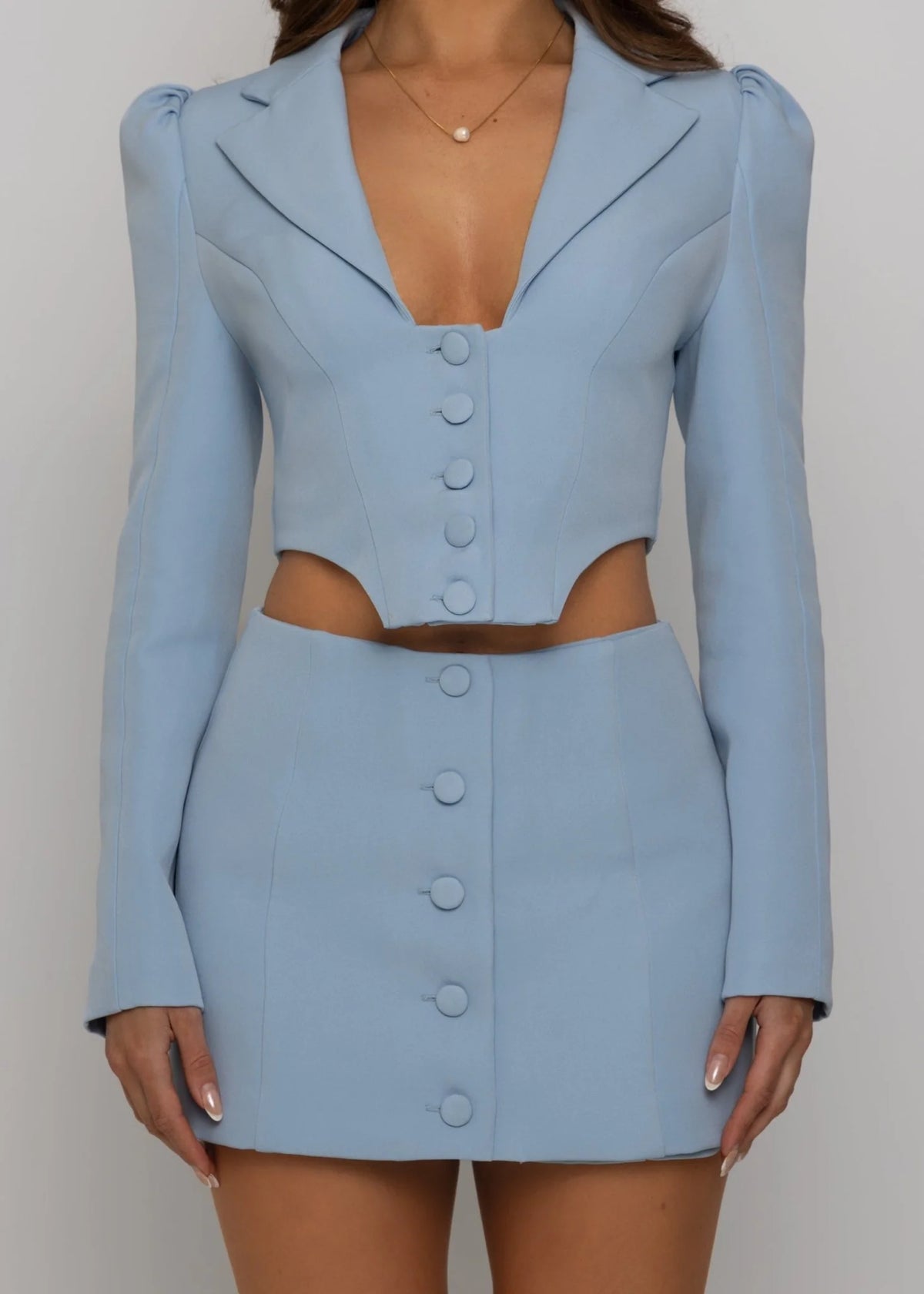 Tailored Dreams Two Piece Blue