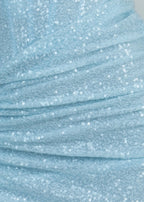Beauty Treasure Strapless Gown Baby Blue