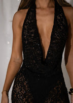 New Rules Lace Jumpsuit Black