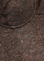 Time After Time Lace Capri Two Piece Brown