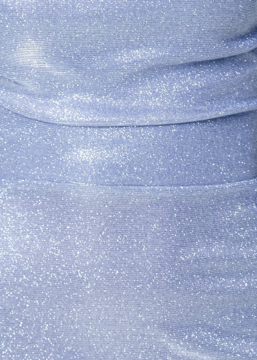 Mila Glitter Split Gown Blue