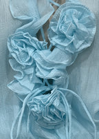 Keep Me Close Ruffle Two Piece Blue