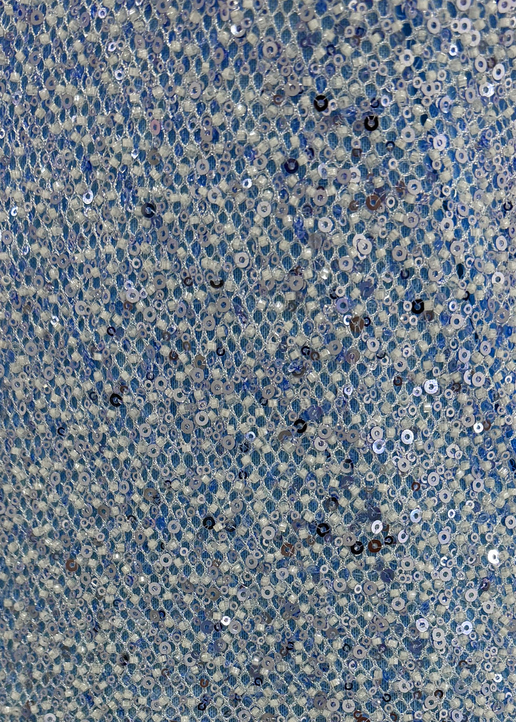 Worth The Wait Sequin Maxi Dress Blue