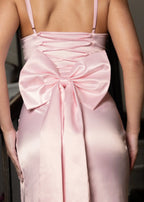 Timeless Statement Bow Gown Pink