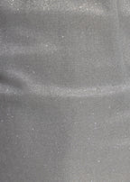 Get My Glitter On Metallic Mini Dress Silver