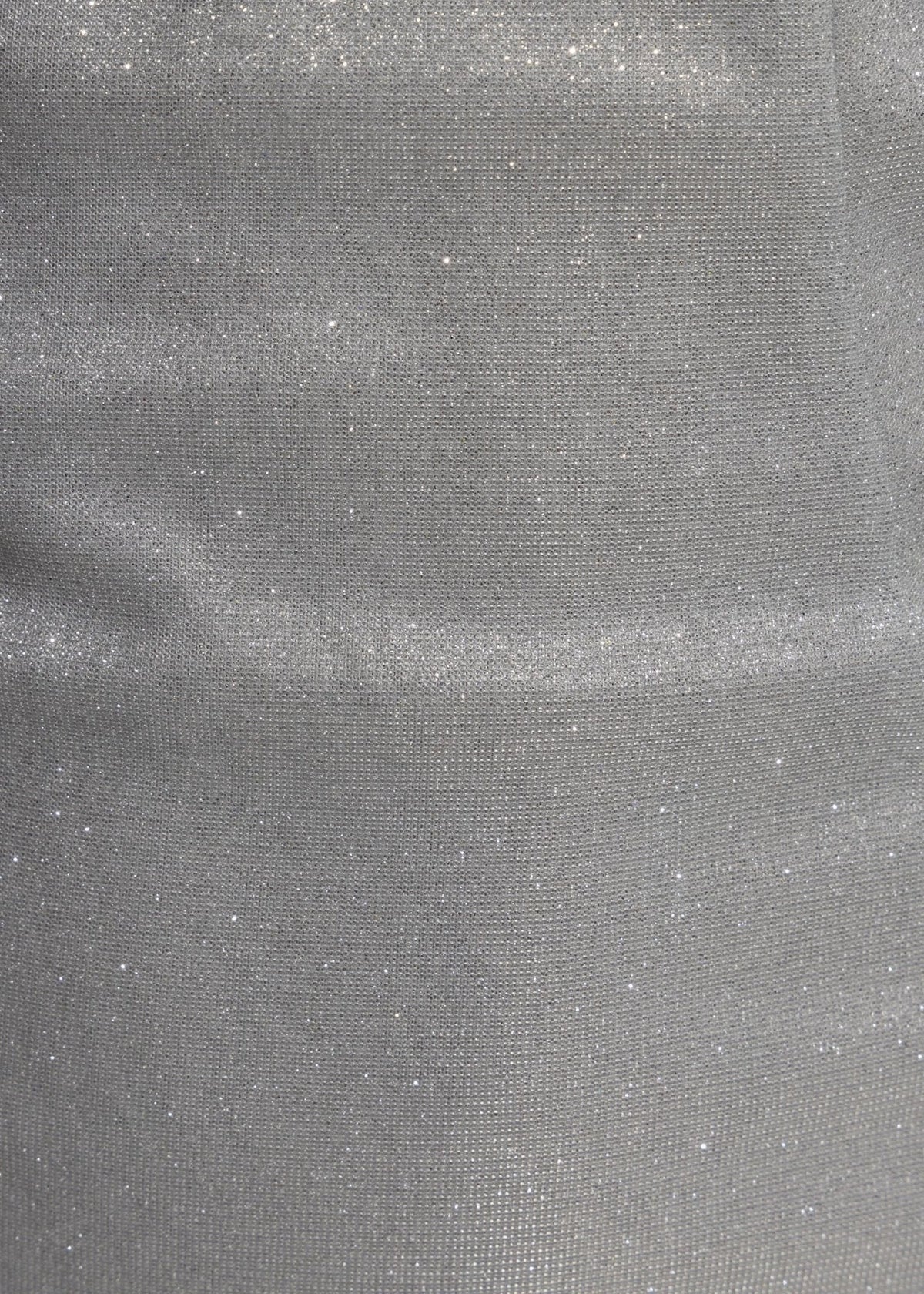 Get My Glitter On Metallic Mini Dress Silver