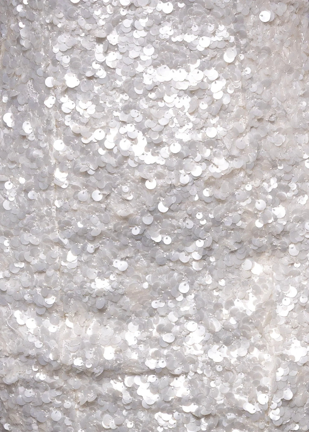 Let Love Grow Sequin Mini Dress White