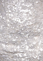 Let Love Grow Sequin Mini Dress White