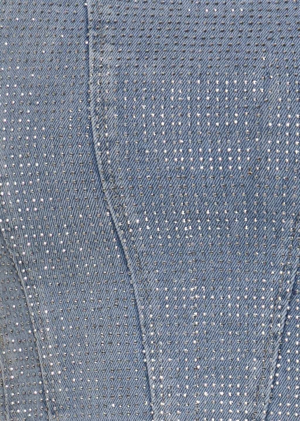 Forever Sparkle Diamante Corset Top Blue