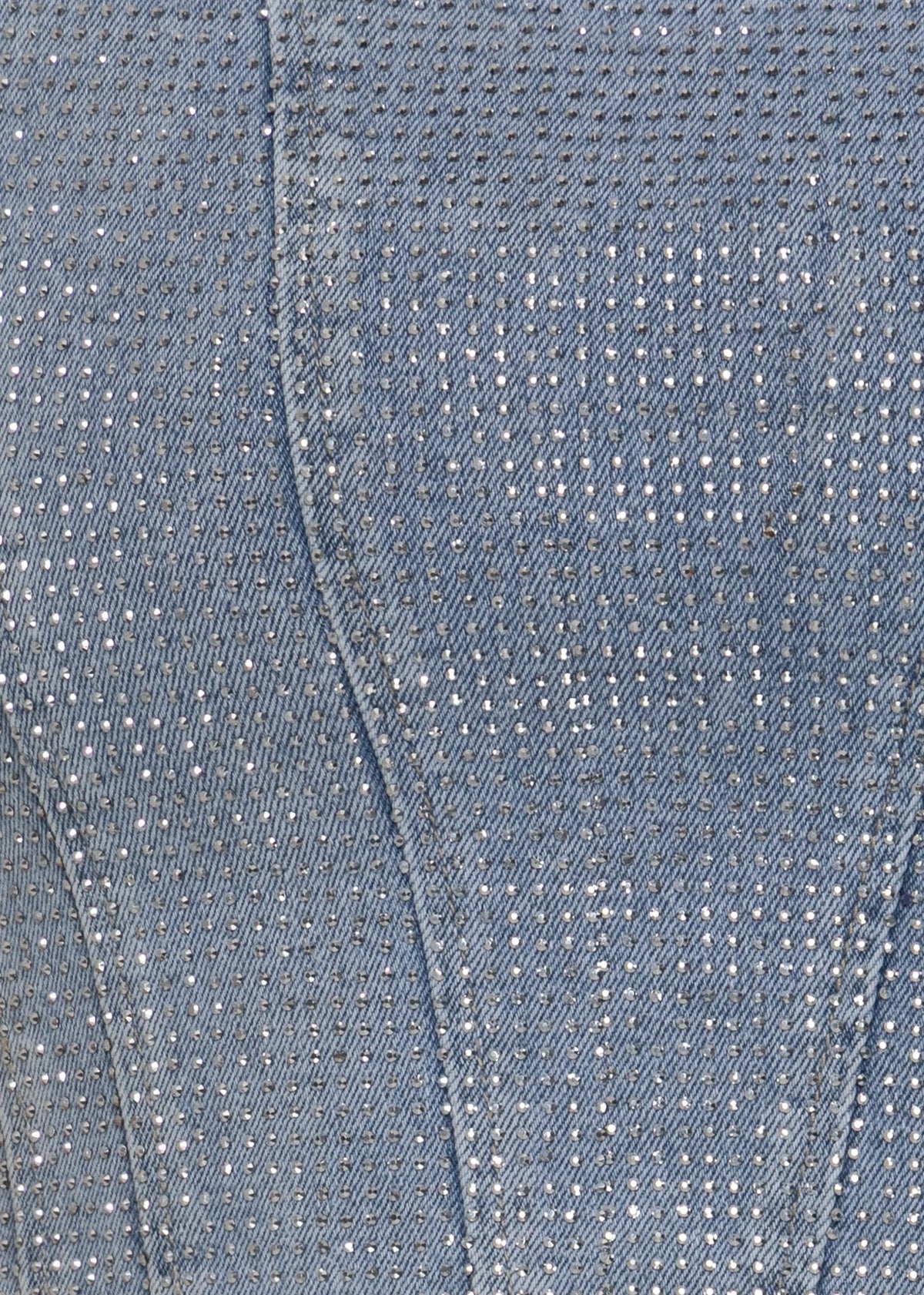 Forever Sparkle Diamante Corset Top Blue