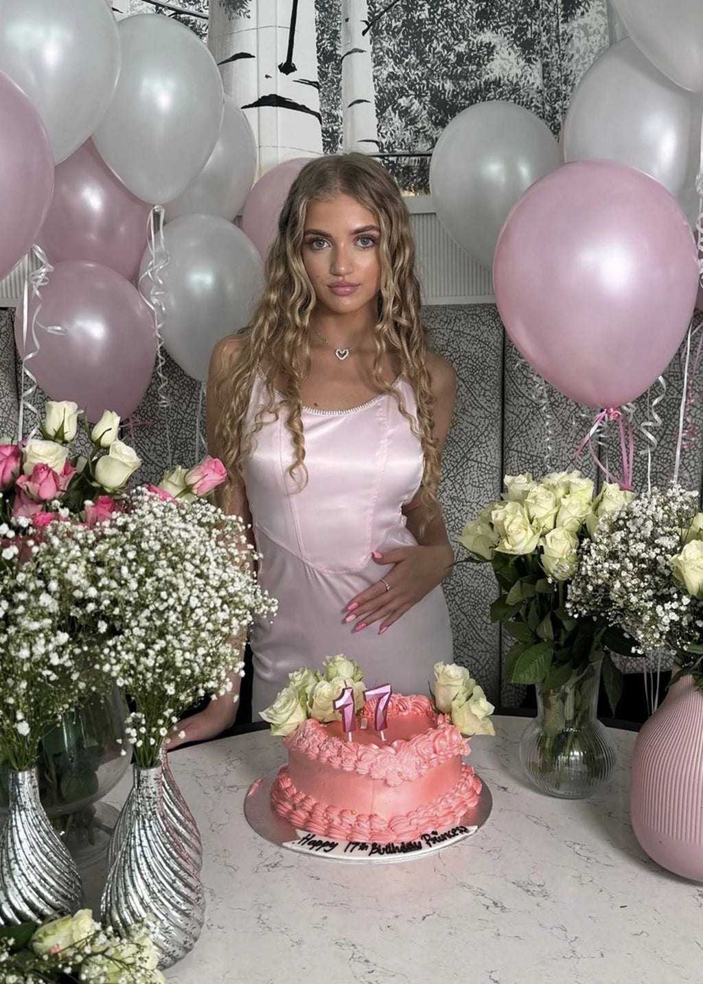 Problematic Princess Bow Gown Pink